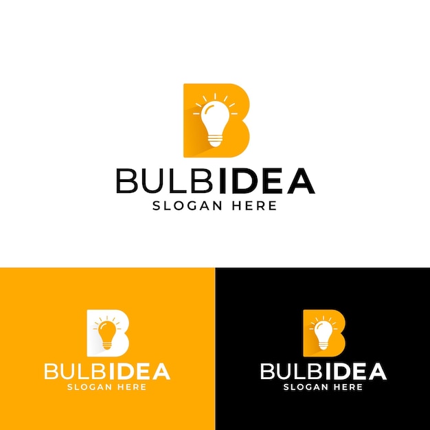 Light Bulb Logo Icon Vector