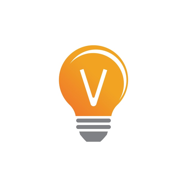 Лампочка символ векторный дизайн иллюстрация