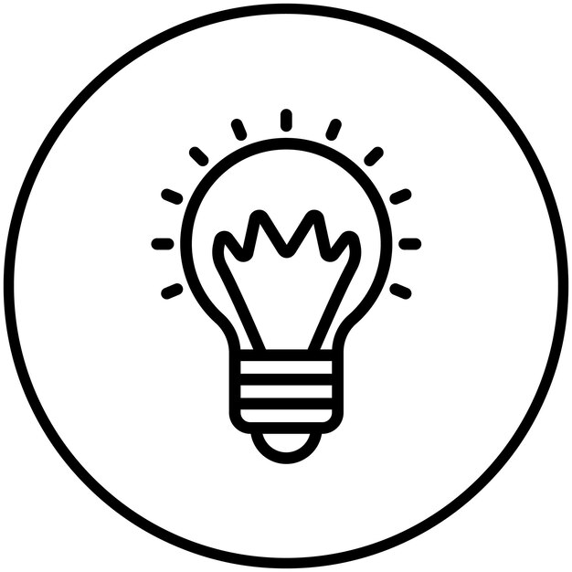 Light Bulb vector icoon illustratie van Home Improvements icoon set
