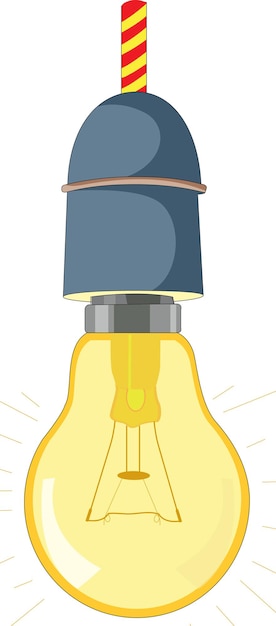 Light bulb vector illustration