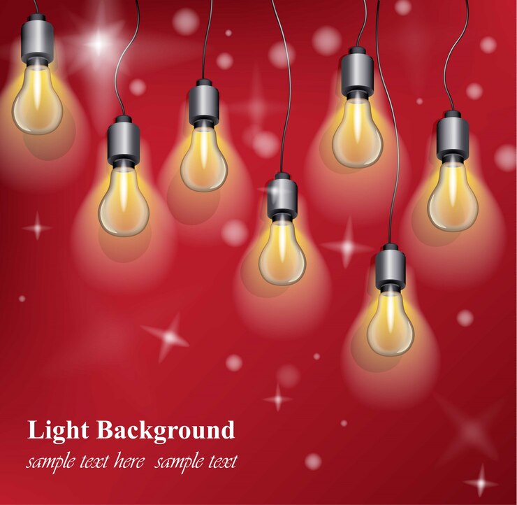 वेक्टर light bulbs realistic vector illustration
