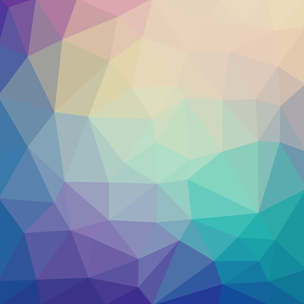 Light cold vector Low poly crystal background