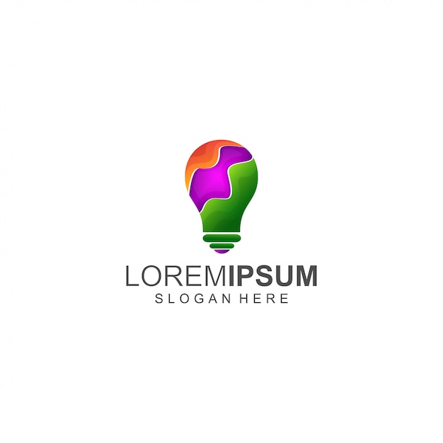 Light colorful logo