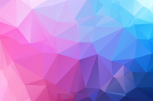 Light colorful polygonal crystal background Multicolor polygon design pattern