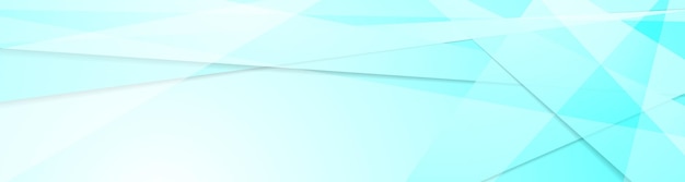 Light cyan tech geometric banner design