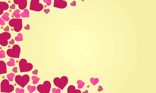 Light and dark pink heart background