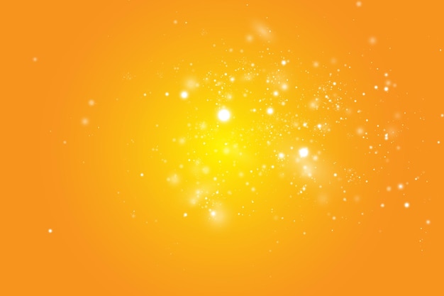 light effect. Background of sparkling particles. Shiny elements on a transparent background.