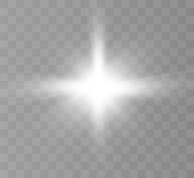 Световой эффект для фонов и иллюстраций новая звезда яркое солнце