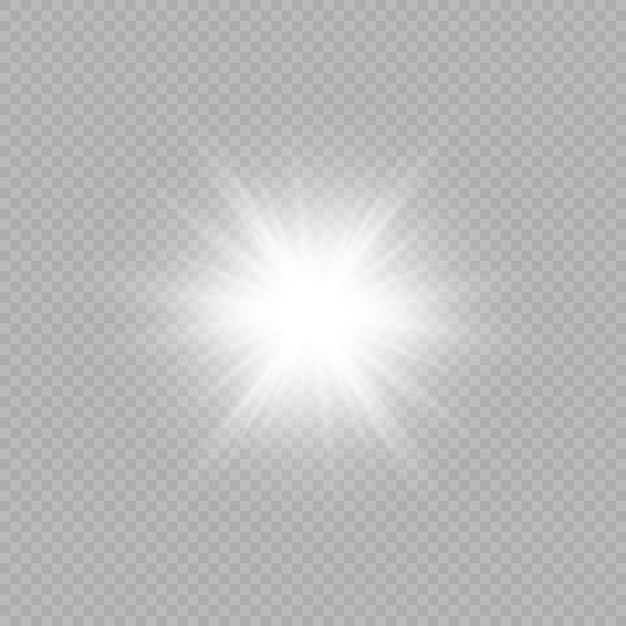 Vector light effect of lens flares