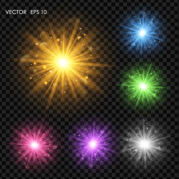 Vector light effects.