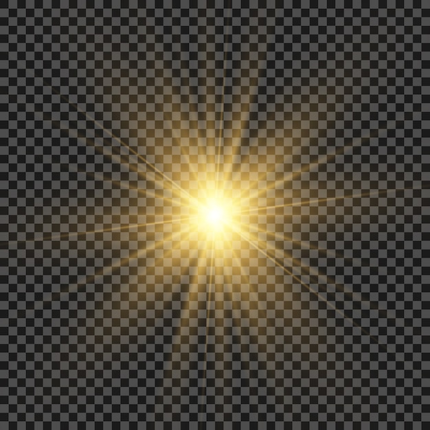 Vector light flare special effect. illustration