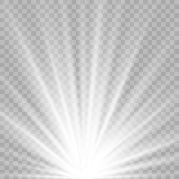 Vector light flare special effect. illustration.