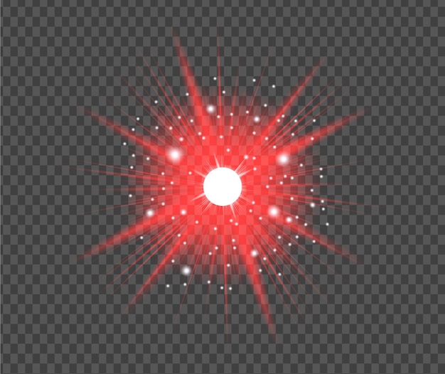 Vector light flash effect