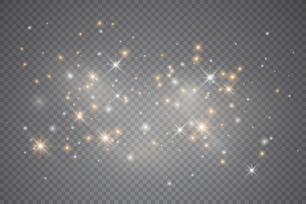 Light glow effect stars.