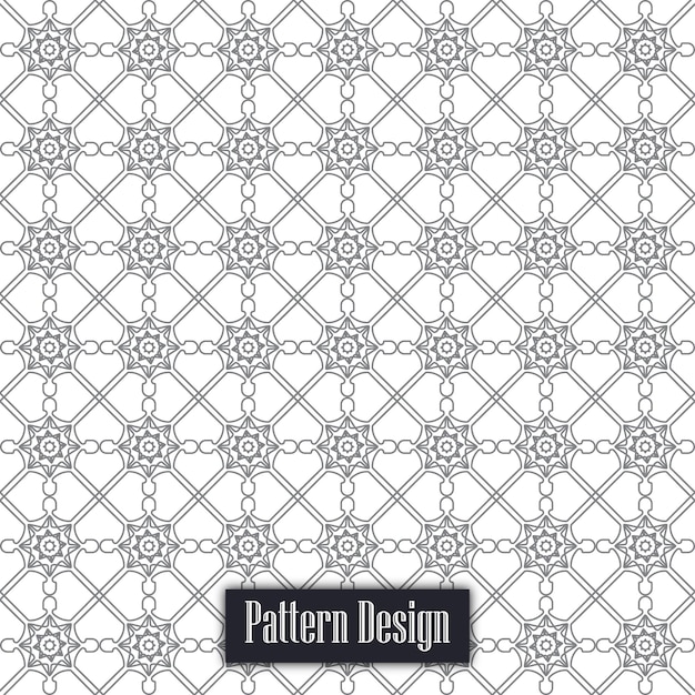 Light gray color Floral abstract vector pattern design