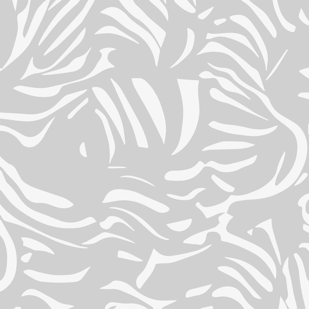 Light gray seamless nature patterned background vector