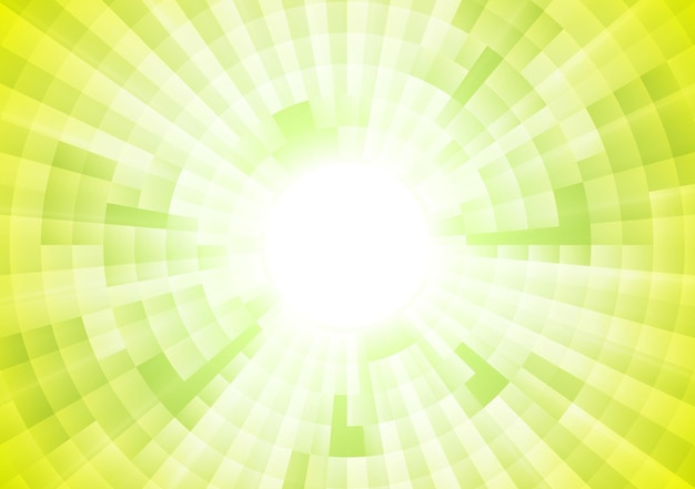 Light green tech vector geometric background