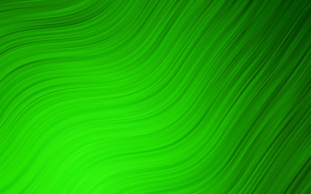 Light Green vector pattern with bent lines