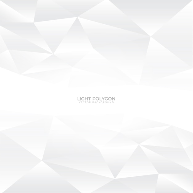 Vector light grey polygon clean abstract vector background