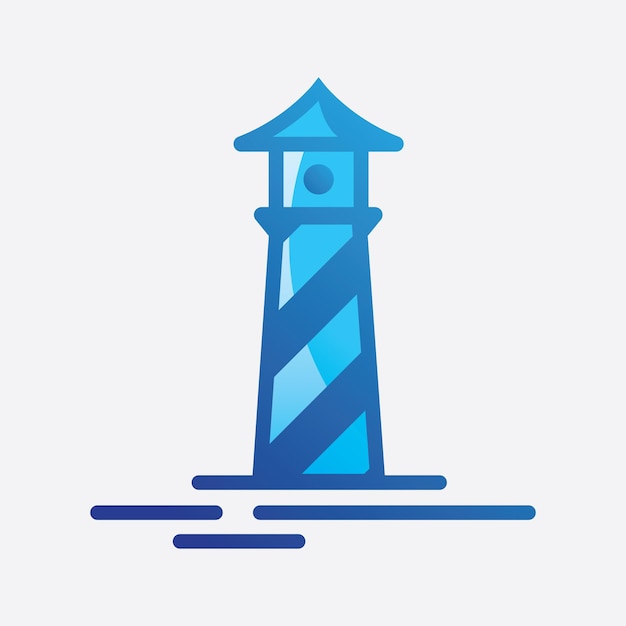 Light house logo vector template