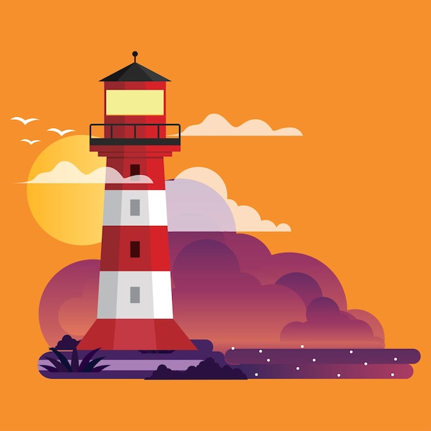 Light House Vector