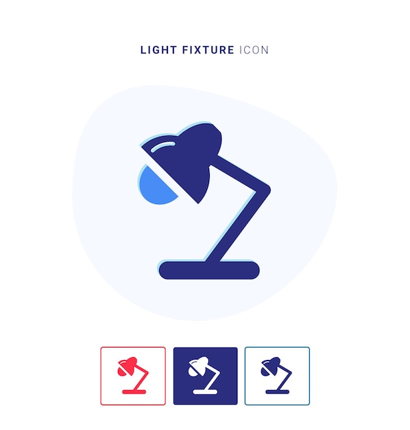 Light icon logo and vector template