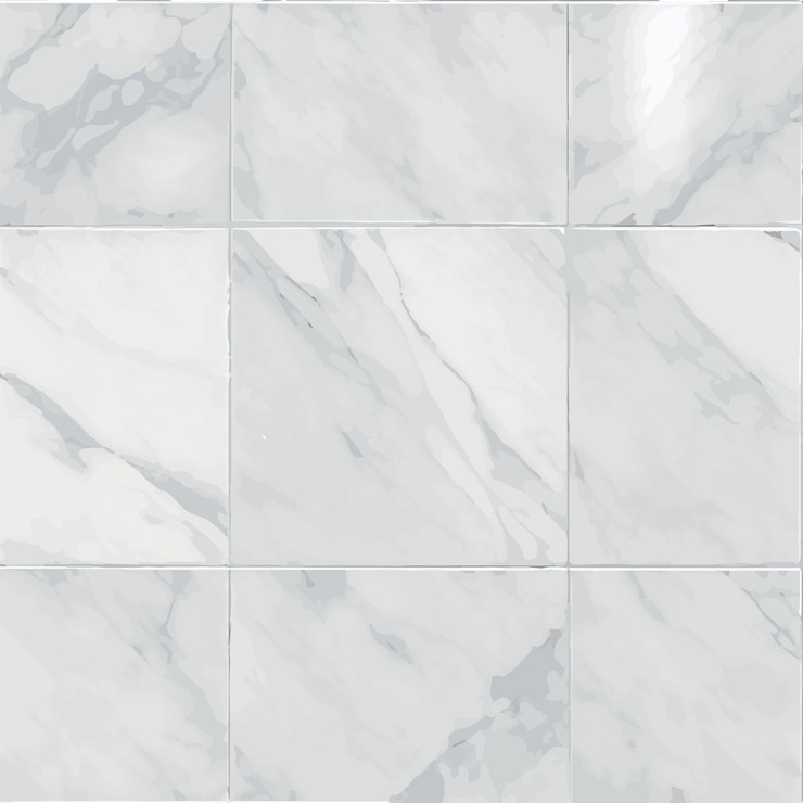 Vector light marble tile texture pattern background vector