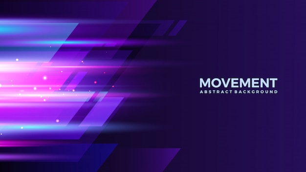 light movement abstract background design template