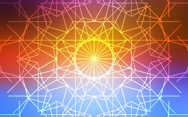 Light multicolor vector doodle blurred pattern