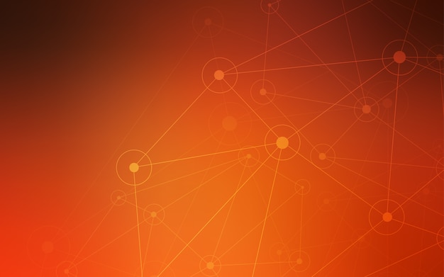 Light orange vector template with circles