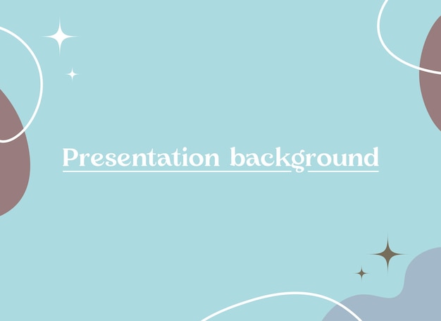 light pastel blue presentation background template