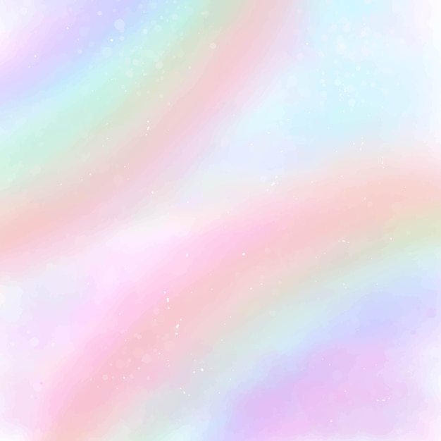 Vector light pastel rainbow background