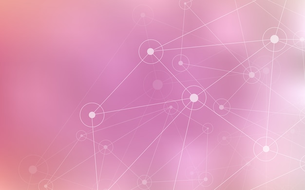 Light pink vector template with circles