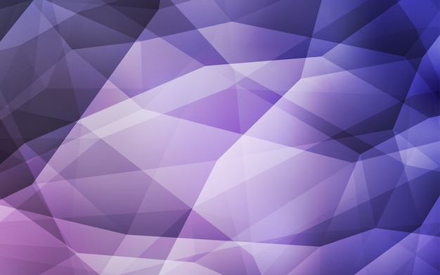 Vector light purple vector abstract polygonal background.