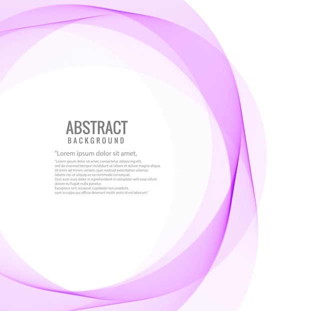 Vector light purple wavy background design