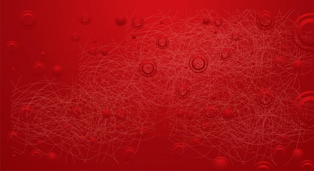 Light red vector template with repeated sticks, circles. modern geometrical abstract illustration