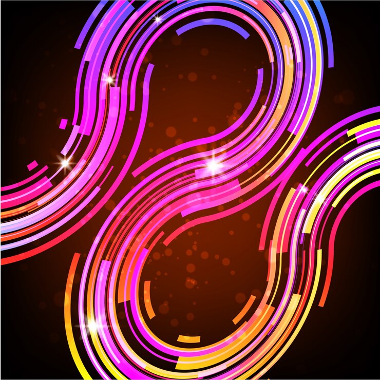 Vector light retro web color blank