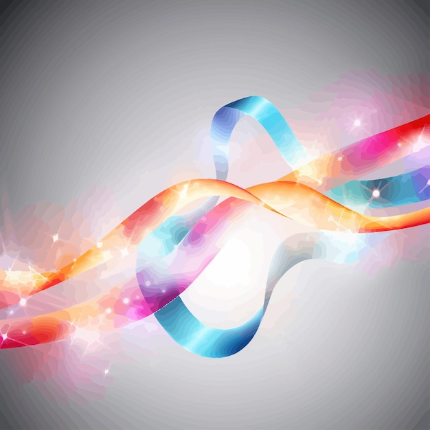 Vector light_ribbon_background_vector