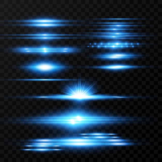 light special effect. Luminous stripes. vector illustration