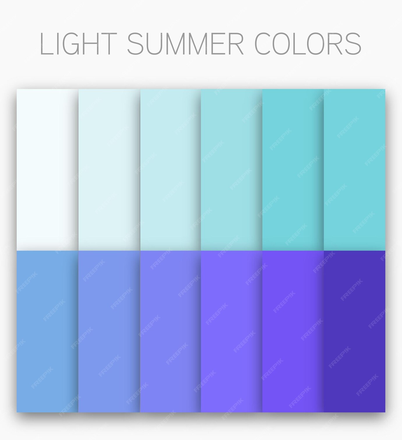 Premium Vector | Light Summer Colors