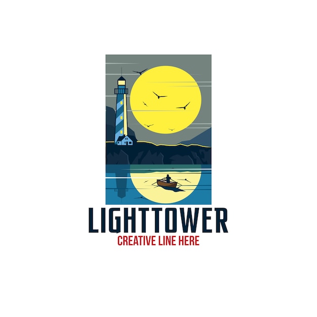 Light tower logo