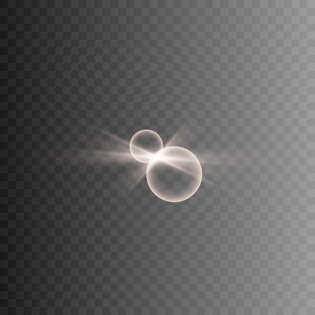 Vector light transparent effect
