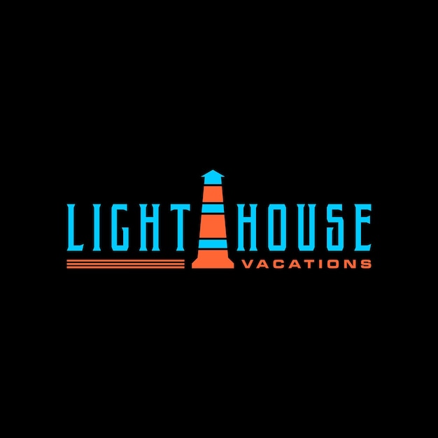 LIGHT VACATION LOGO MODERN DESIGN FOR YOUR COMPANY