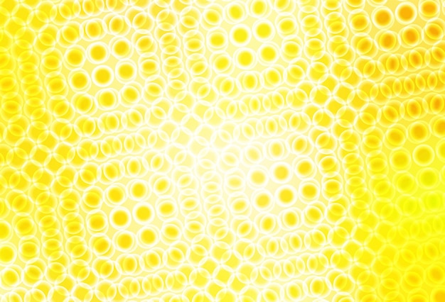 Light yellow vector pattern with spheres