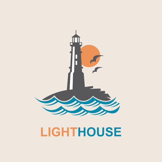 Lighthouse icon design