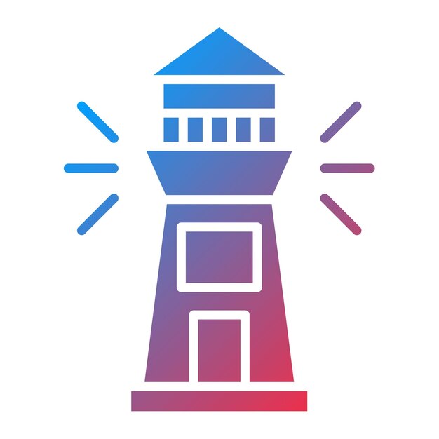 Vector lighthouse icon vector image can be used for city elements