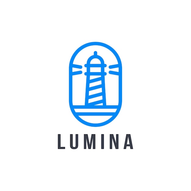 lighthouse logo design templates