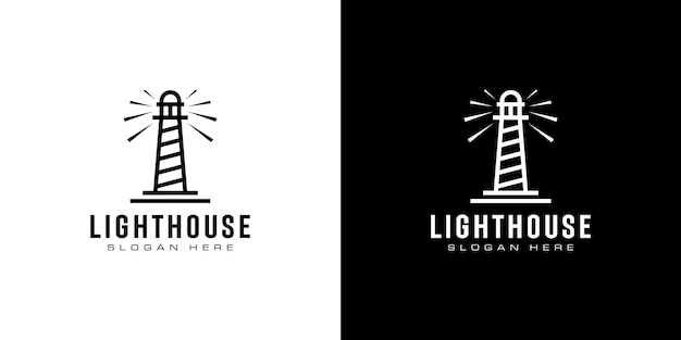 Lighthouse logo template