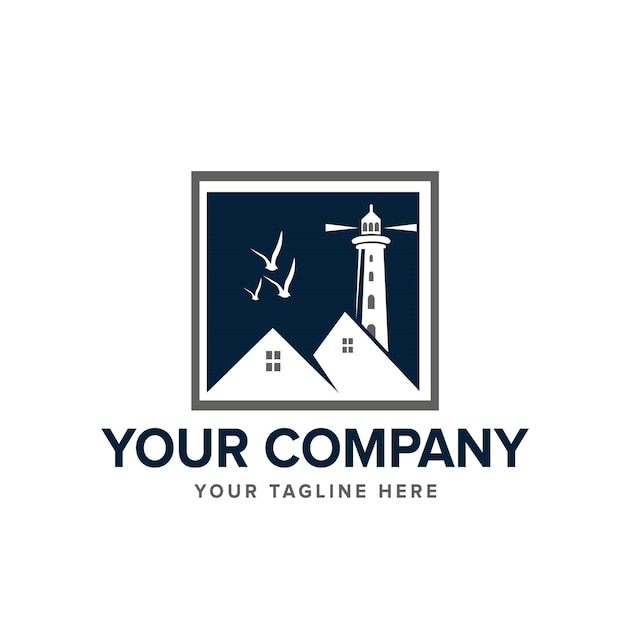 Lighthouse logo templates