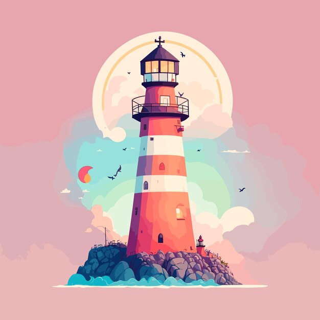 A lighthouse mashup with cross